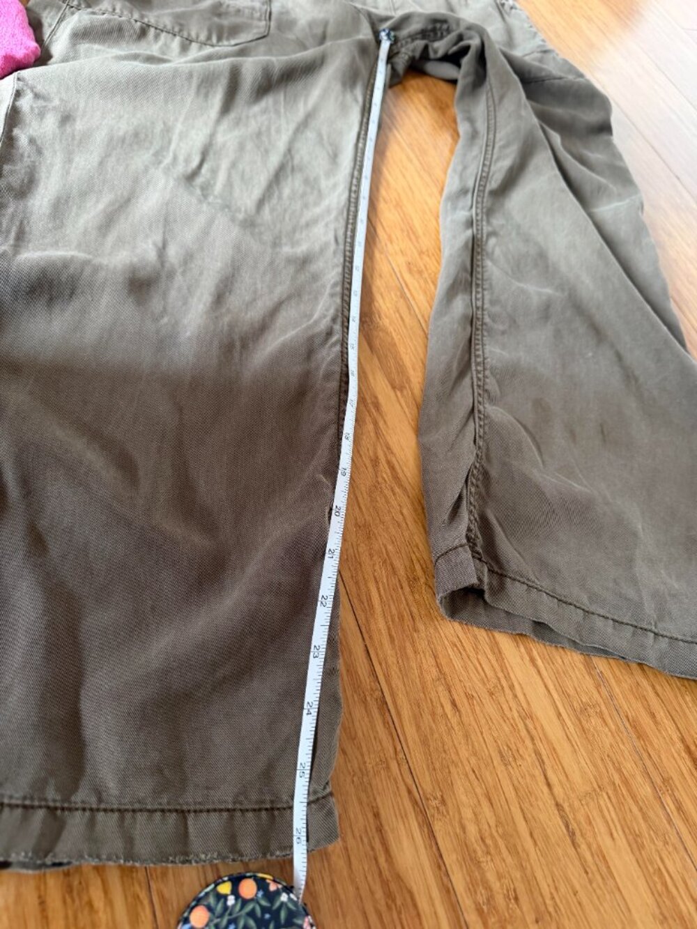 Anthropologie PIlcro Olive Green Painters Overalls Size 30 - Picture 15 of 15
